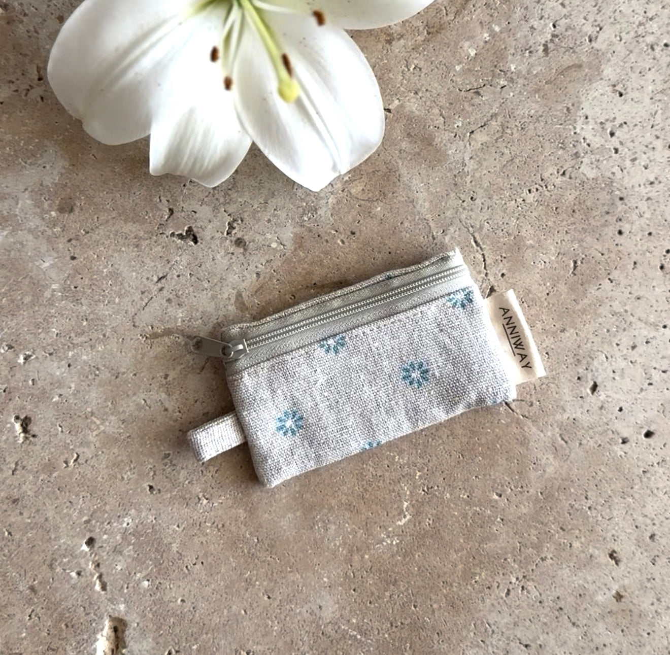 Mini Geldbeutel Blume