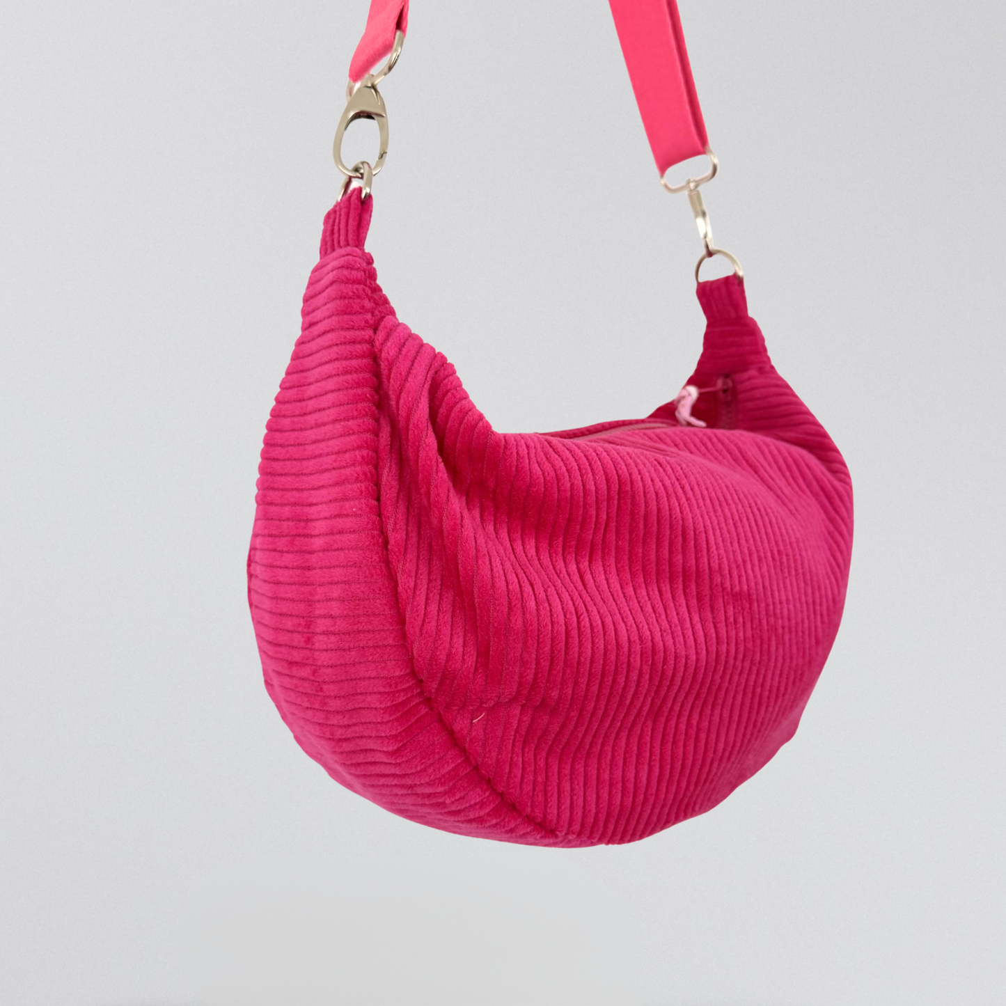 Luna Bag CORD Pink SilberUmhängetasche ANNIWAY