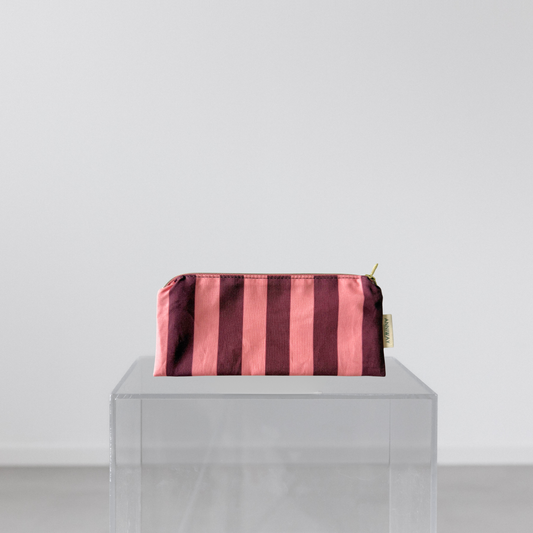 LittleBeauty- Kosmetiktasche weinrot/rosa