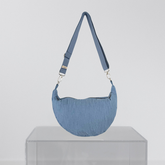 Luna Bag  - Jeans Puffy -  SILBER - Umhängetasche ANNIWAY
