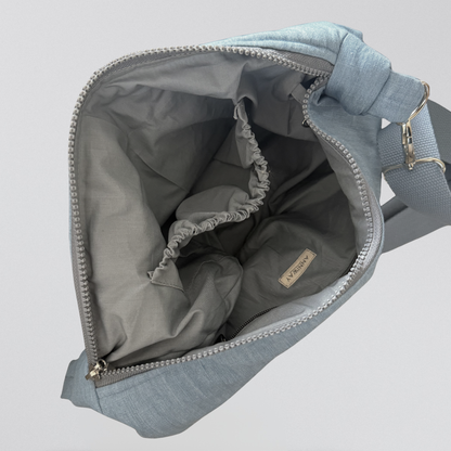 Luna Bag  - Jeans Puffy -  SILBER - Umhängetasche ANNIWAY