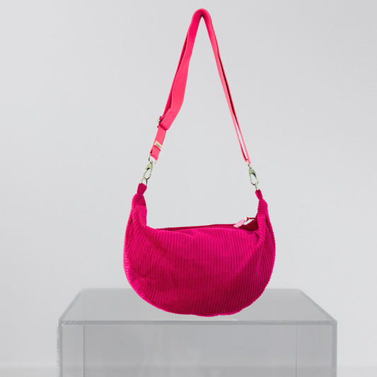Luna Bag CORD Pink SilberUmhängetasche ANNIWAY
