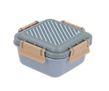 Kinder-Lunchbox Streifen Blau