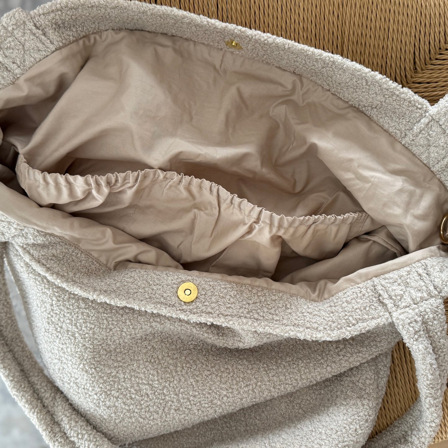 Mom Bag Teddy - beige - ANNIWAY ACHTUNG LIEFERZEIT 2-3 Wochen