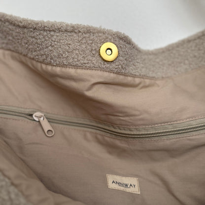 Mom Bag Teddy - beige - ANNIWAY ACHTUNG LIEFERZEIT 2-3 Wochen