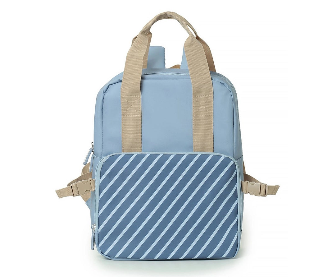 Thermo-Rucksack für Kinder, gestreift, rosa