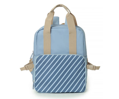 Thermo-Rucksack für Kinder, gestreift, rosa