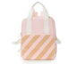 Thermo-Rucksack für Kinder, gestreift, rosa