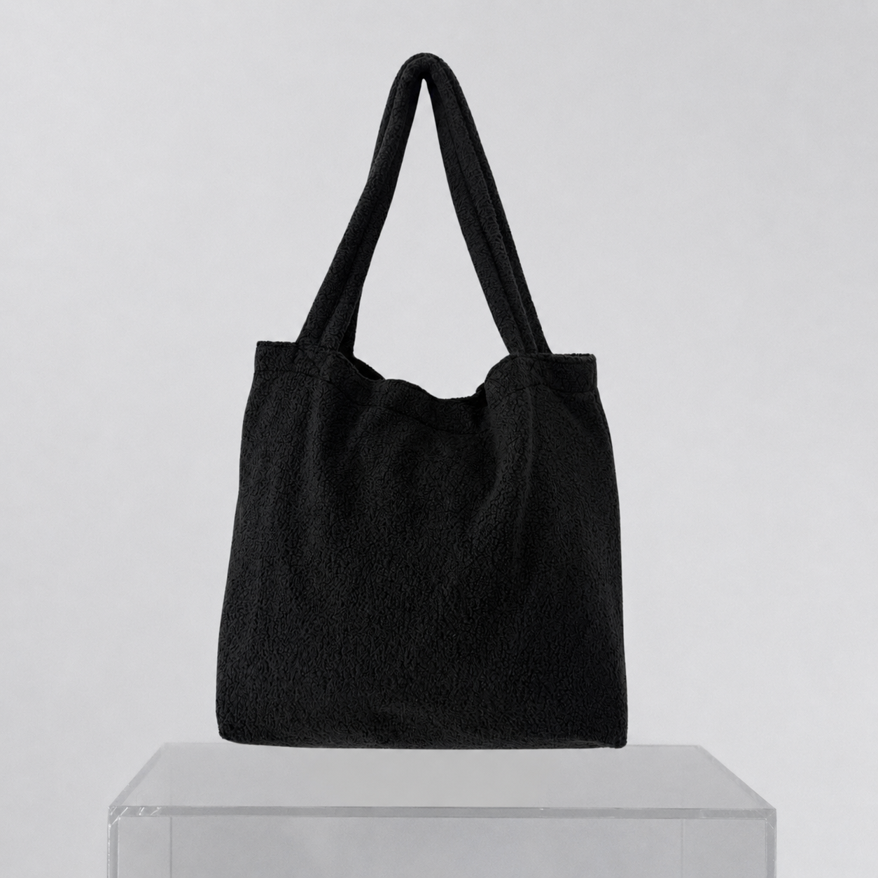 Vorbestellung - Mom Bag Teddy und Cord – großer Shopper mit Innenfächer Damen | ANNIWAY ca. 2-3 Wochen Lieferzeit
