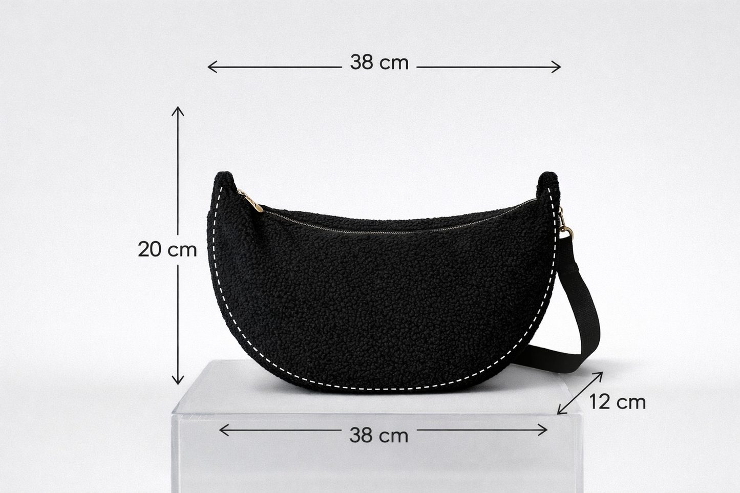 Luna Bag Teddy braun Umhängetasche ANNIWAY Achtung ca. 4 Wochen Lieferzeit
