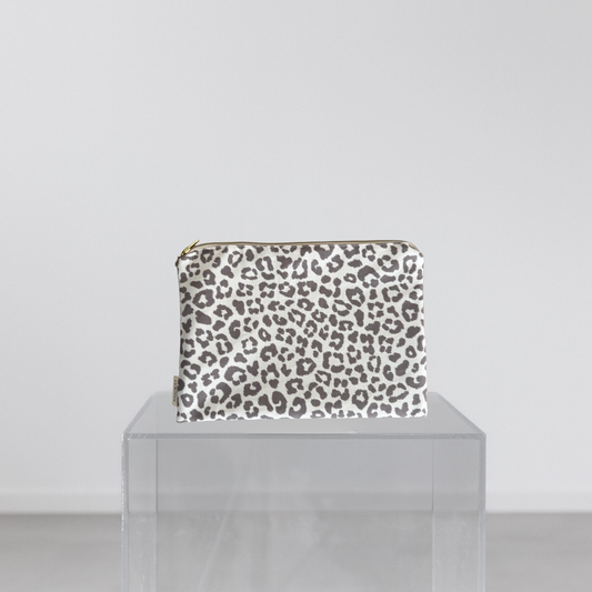 Beautybag Leo greige - Kosmetiktasche Achtung 1-2 Wochen Lieferzeit