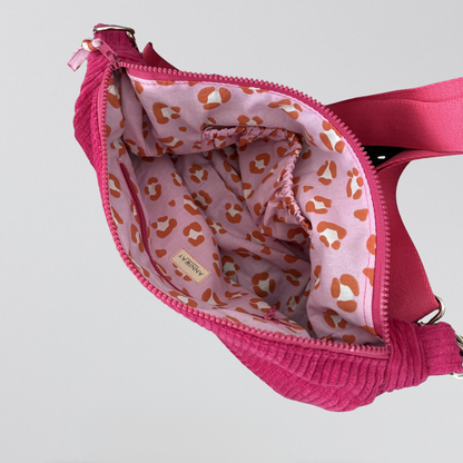Luna Bag CORD Pink SilberUmhängetasche ANNIWAY