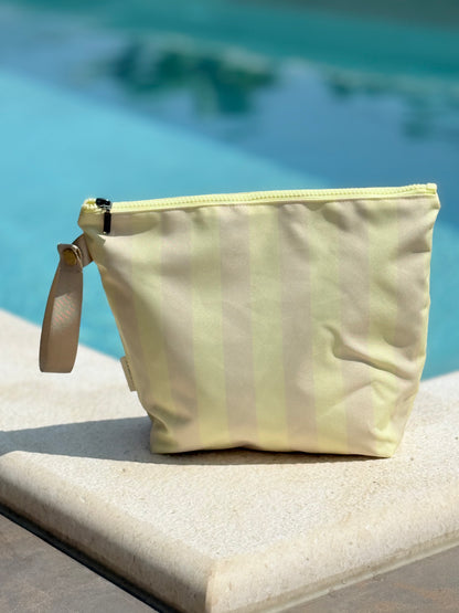 Aquabella Wetbag Leo Schwarz wasserabweisende Nasstasche für Kita, Schwimmbad und Reisen von Anniway