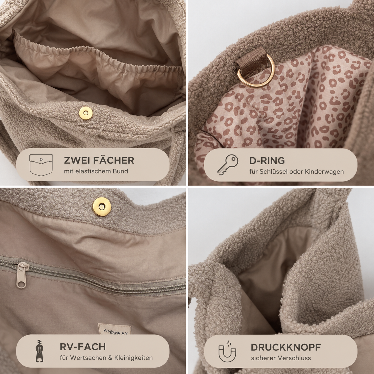 Produktdetails Mom Bag Innenfächer